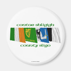 Ståndsmässig Sligo flaggor Magnet