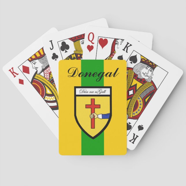 Ståndsmässiga Donegal som leker kort Casinokort (Baksidan)