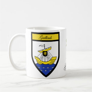 Ståndsmässiga Galway karta- & vapensköldmuggar Kaffemugg
