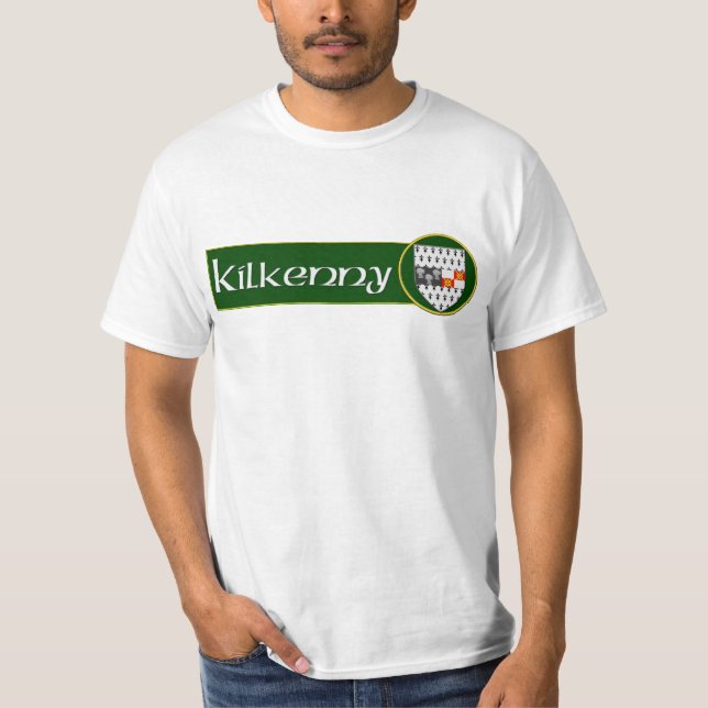 Ståndsmässiga Kilkenny. Irland Tee Shirt (Framsida)