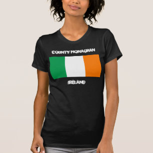 Ståndsmässiga Monaghan, Irland med irländsk fla Tee