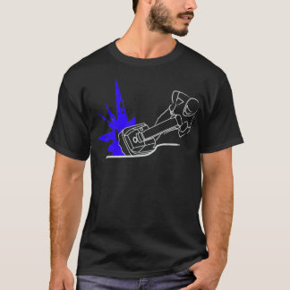 Standup Jet Ski Carving Rider JS550 Design T Shirt