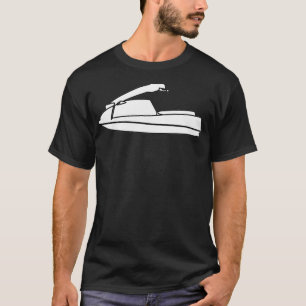 Standup Jet Ski Retro JS 550 Silhouette T Shirt