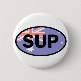 Standup Paddleboard Australia Flagga Knapp