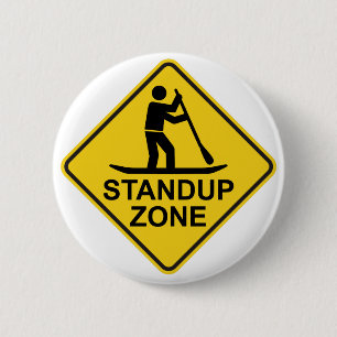 Standup Paddleboarding zont vägmärke Knapp