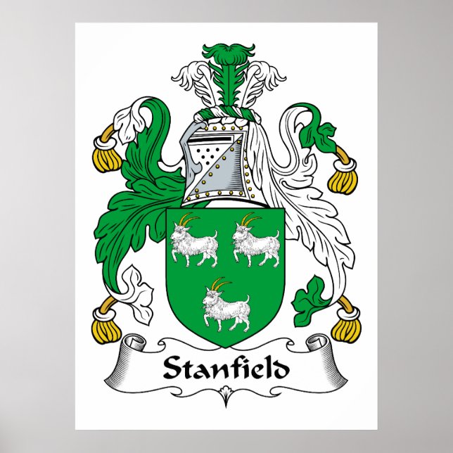 Stanfield Family Crest Poster (Framsidan)