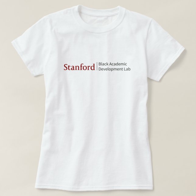 Stanford BAD Lab - Primärt märke T Shirt (Design framsida)