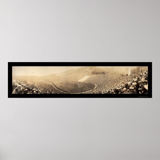 Stanford Cal Football Photo 1926 Poster (Framsidan)