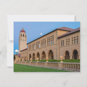 Stanford Universiteten vid Twilight Vykort