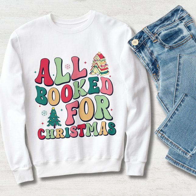 Stäng av alla bokade för jultypografi t shirt (Skapare uppladdad)