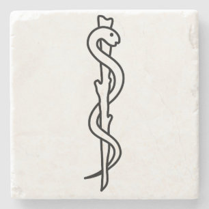 Stång av Asclepius Stenunderlägg
