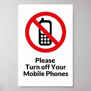 Stäng av cellen telefoner poster