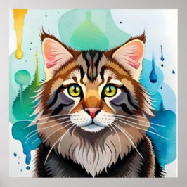 Stäng av Cute hund Poster