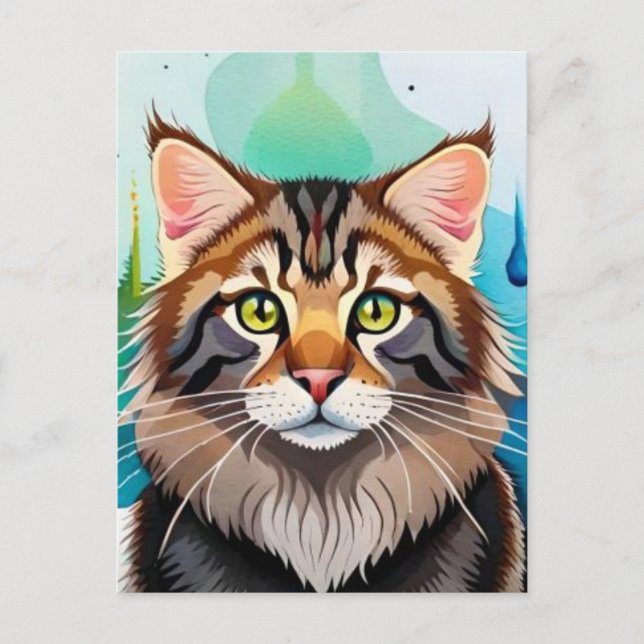 Stäng av Cute hund Vykort (Framsida)