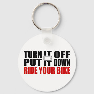 Stäng av den, lägg ner den, riv bike nyckelring