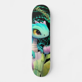 Stäng av en Tecknad genom att redigera ditt namn Mini Skateboard Bräda 18,5 Cm