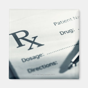 Stäng av förskrivningsskylten och pennan magnet