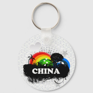 Stäng av Fruktigare China Nyckelring