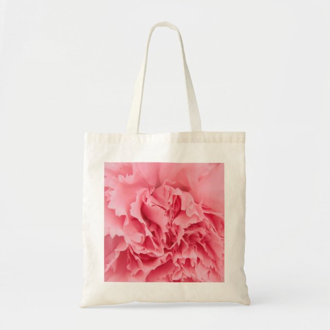Stäng av handväskan Rosa Carnation Tygkasse (Framsidan)