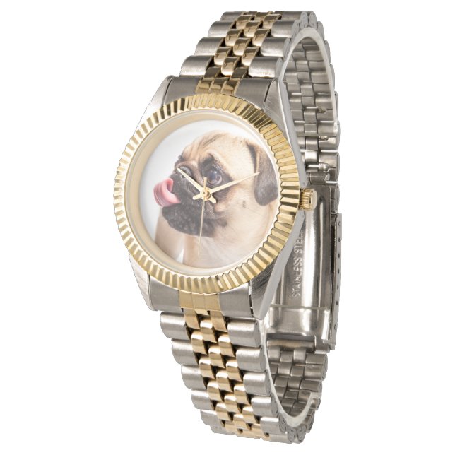 Stäng av Hund Armbandsur (Vinklad)