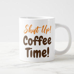 Stäng av kaffetid jumbo mugg