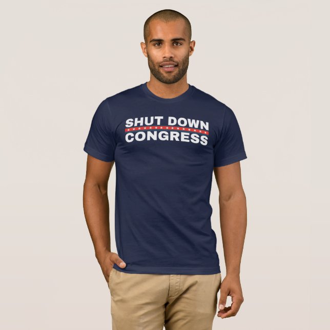 Stäng Av Kongressen T-Shirt (Hel framsida)