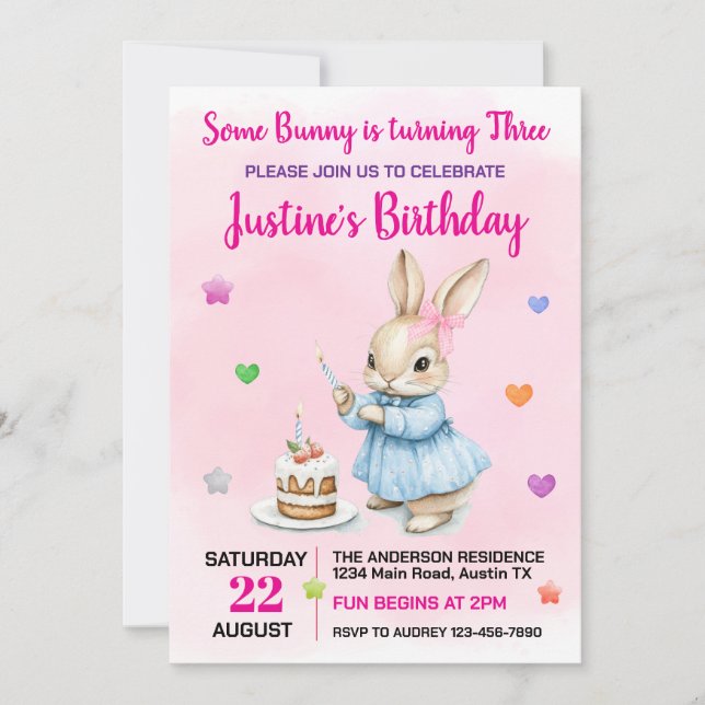 Stäng av lite gamla Födelsedagsfester Inbjudningar (Framsida)