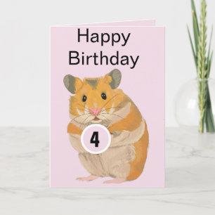 Stäng av lite hamsterålderskort helgkort