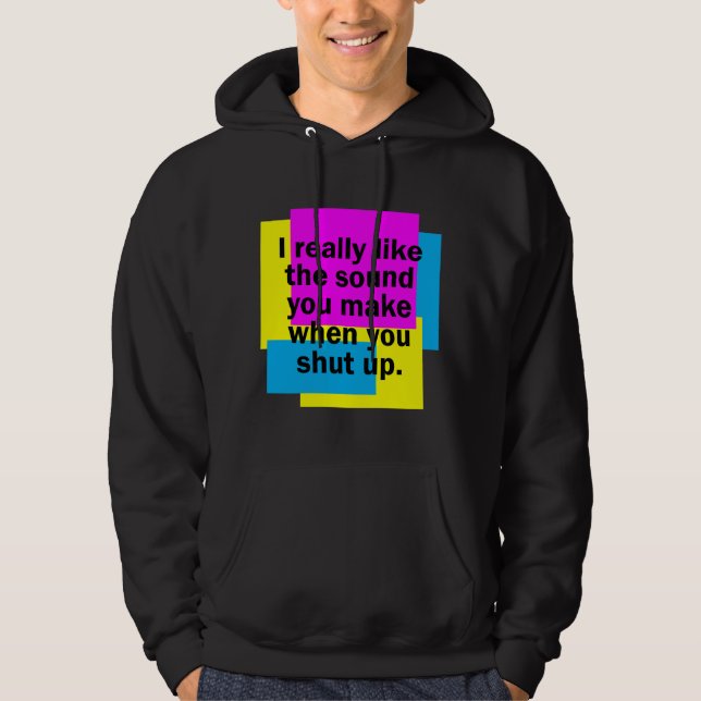 Stäng av Ljud Hoodie (Framsida)