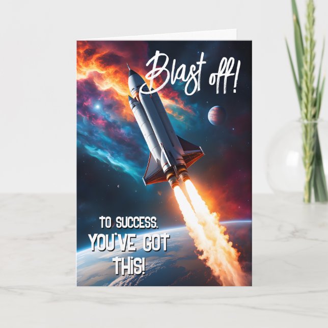 stäng av Lycka till i dina prov GCSE ALevel SAT Kort (Framsida)