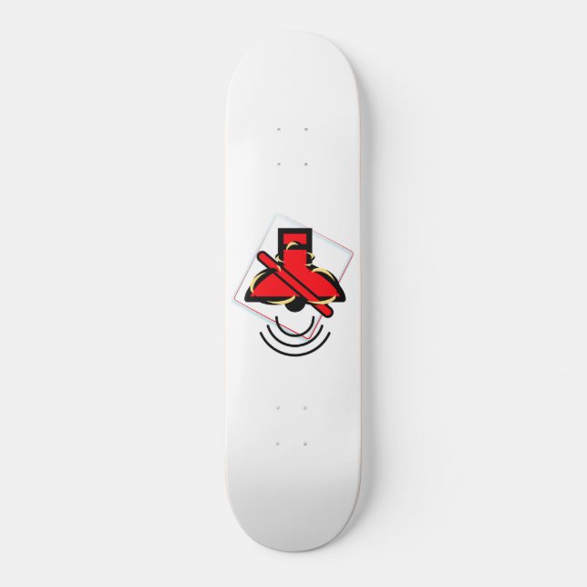 Stäng av mini skateboard bräda 18,5 cm (Framsida)