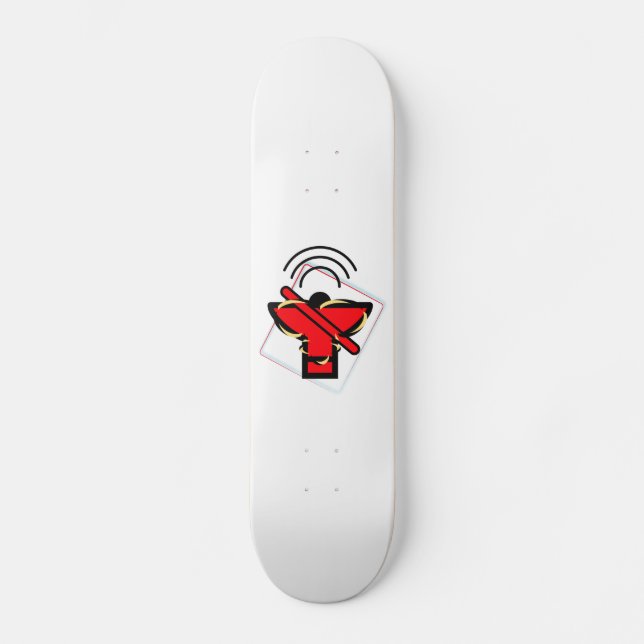 Stäng av mini skateboard bräda 18,5 cm (Framsida)