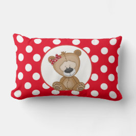 Stäng av Nallen med Polka dots Lumbarkudde