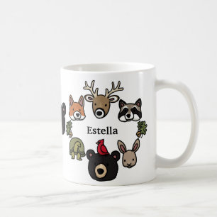 Stäng av och friska skogsdjur, lägg till ditt na kaffemugg
