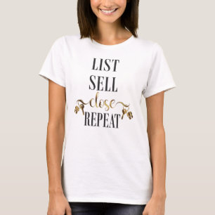Stäng av omaltorlista - upprepa t shirt
