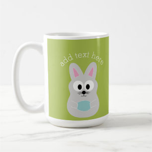 Stäng av Påskharn med ägg och eget namn Kaffemugg