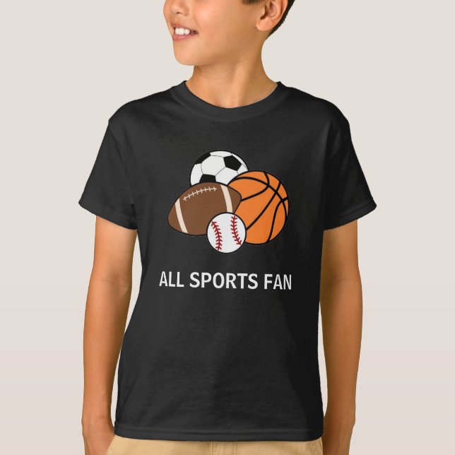 Stäng av personligen alla sportfantaster t shirt (Framsida)