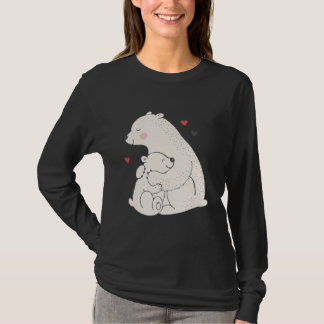 Stäng av Polarna med Baby T Shirt