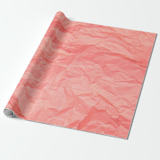 Stäng av skrynklingen av rosa som vrids ihop med p presentpapper