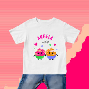 Stäng av små muffinsar t shirt