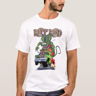 Stång av tecknad-råtta t shirt