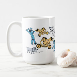 Stäng av Tecknader. T-Shirt Kaffemugg