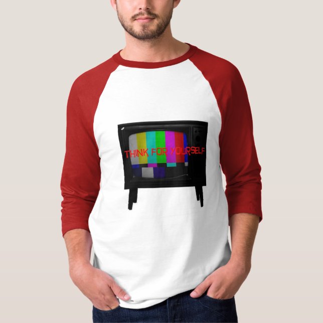 Stäng av TV:N, tänkan för dig Tee Shirt (Framsida)