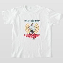 Stäng av Wi-Fi? Hjärnor eller signal? Wi-Fi ned T Shirt
