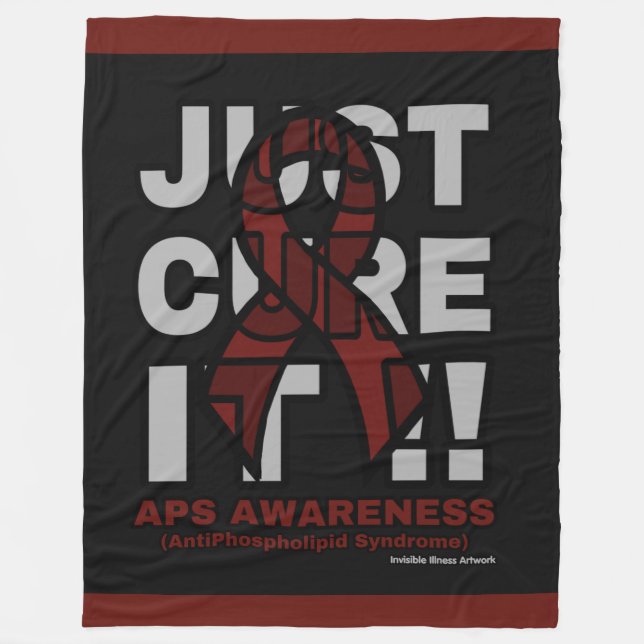 STÄNG BARA.. APS FLEECEFILT (Framsidan)