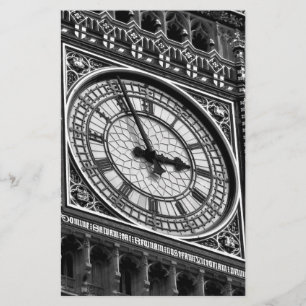 Stäng Big Ben Clock Torn Travel Europe Brevpapper