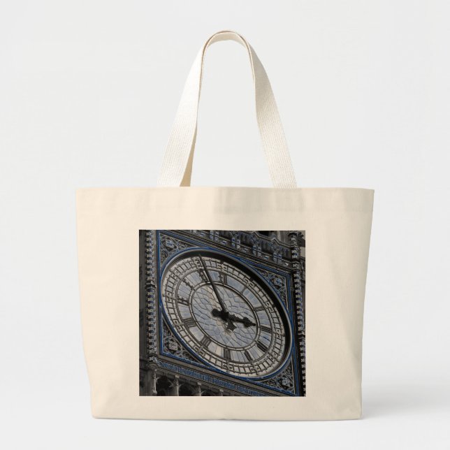 Stäng Big Ben Clock Torn Travel Europe Jumbo Tygkasse (Framsidan)