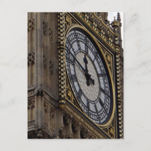 Stäng Big Ben Clock Torn Vykort