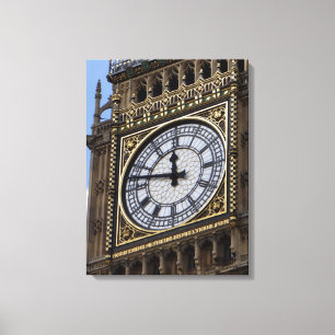 Stäng Big Ben London Travel Canvastryck