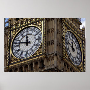 Stäng Big Ben London Travel Poster
